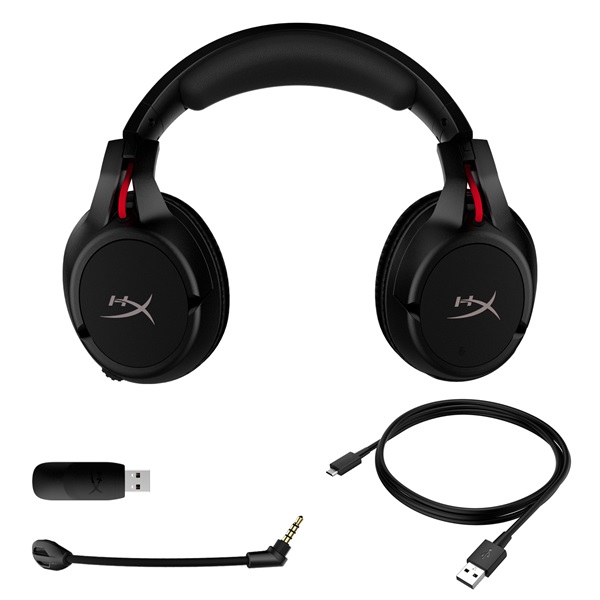 Kingston HyperX Cloud Flight vezeték nélküli fekete gamer headset