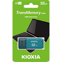 Kioxia 32GB USB2.0 Hayabusa U202 kék (LU202L032GG4) Flash Drive