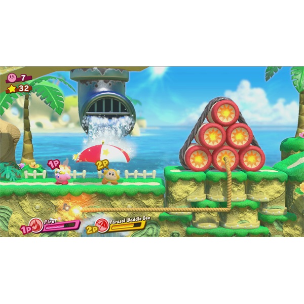 Kirby: Star Allies Nintendo Switch játékszoftver (Használt - A)