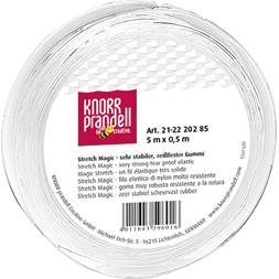 Knorr Prandell 0.5 mm 5 m átlátszó elasztikus gumidamil