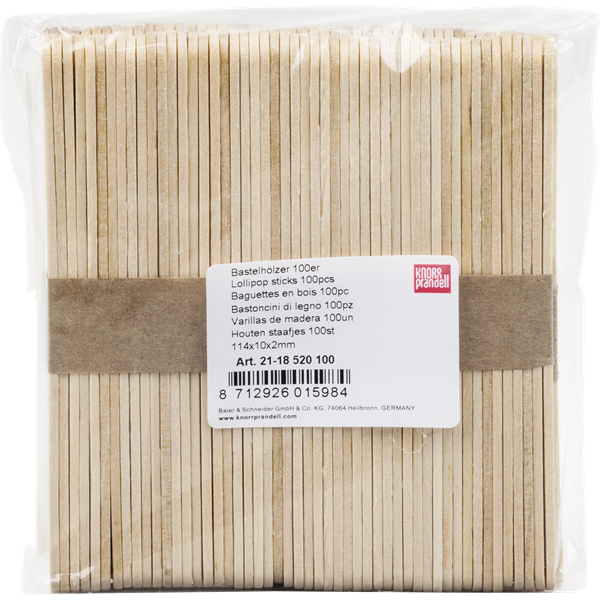 Knorr Prandell 100 db/csomag fa spatula