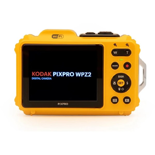 Kodak Pixpro WPZ2 vízálló/porálló/ütésálló digitális sárga  fényképezőgép + 16Gb microSd + akkumulátor