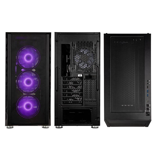 Kolink Citadel Mesh ARGB ATX edzett üveg fekete ház