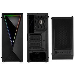 Kolink VOID RGB ATX edzett üveg fekete ház
