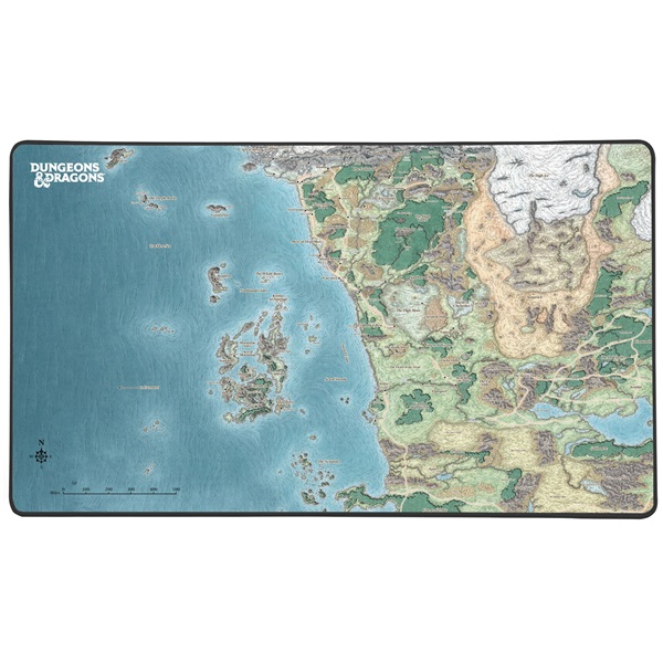 Konix Dungeons & Dragons Faerun térkép egérpad