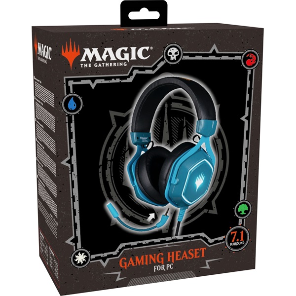 Konix Magic: The Gathering 7.1 Kék gamer headset