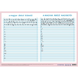 Könyöklő A magyar ábécé betűi/ munkaoldallal A3 alátét duo