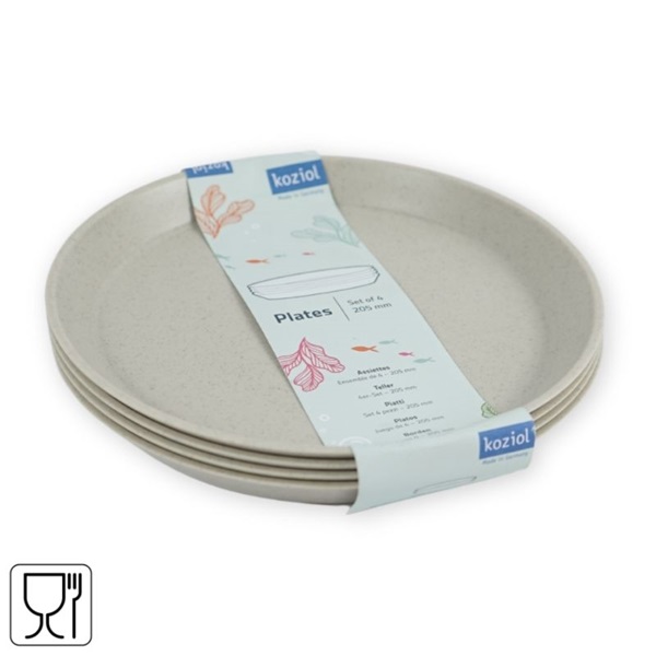Koziol 20,5 cm 4 db tányér szett