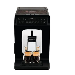 Krups EA890810 Evidence Black tejtartóval fekete automata kávéfőző
