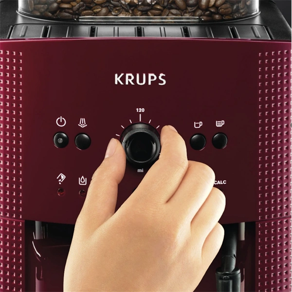 Krups Essential EA810 piros automata kávéfőző