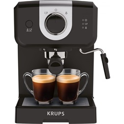 Krups XP320830 Espresso Steam & Pump Opio fekete espresso kávéfőző