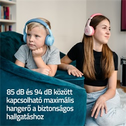 LAMAX BaseKid1 Bluetooth rózsaszín gyerek fejhallgató