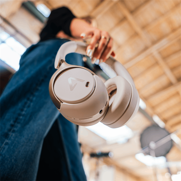 LAMAX HighComfort2 ANC aktív zajszűrős Bluetooth fehér fejhallgató