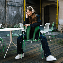 LAMAX HighComfort2 ANC aktív zajszűrős Bluetooth fehér fejhallgató