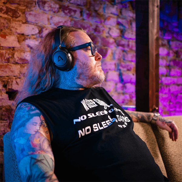 LAMAX HighComfort2 ANC aktív zajszűrős Bluetooth fekete fejhallgató