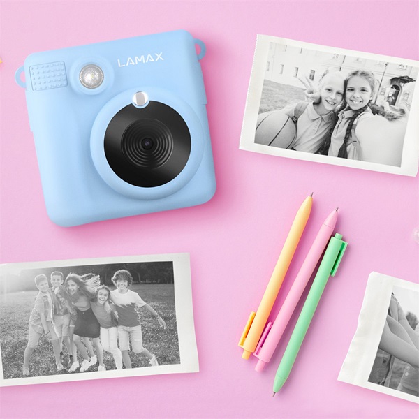 LAMAX InstaKid1 Blue Instant hőpapíros fényképezőgép
