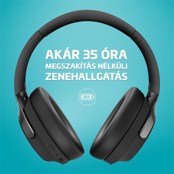 LAMAX MuseComfort1 ANC aktív zajszűrős Bluetooth fejhallgató