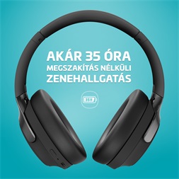 LAMAX MuseComfort1 ANC aktív zajszűrős Bluetooth fejhallgató