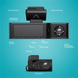 LAMAX N10 GPS 3in1 kamera rendszer (Újszerű)