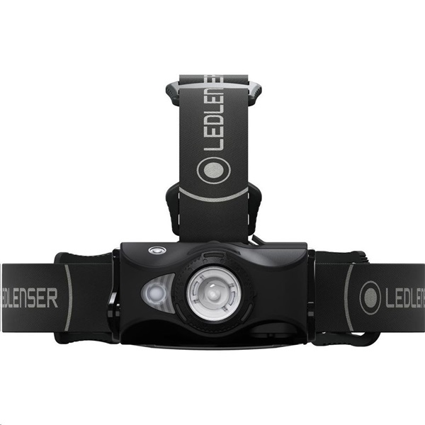 LEDLENSER MH8 600lm/200m, RGB, 1xLi-ion, fekete outdoor tölthető LED fejlámpa