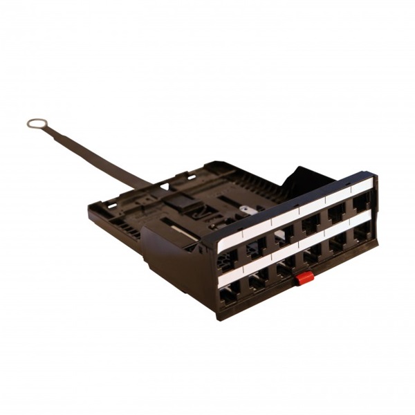 Legrand 033795 üres patch kazetta 12xRJ45 LCS3 port fogadására Cat5e..Cat6A