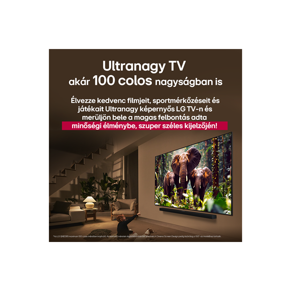 LG 100" 100QNED86A6 4K UHD AI Smart QNED evo MiniLED TV