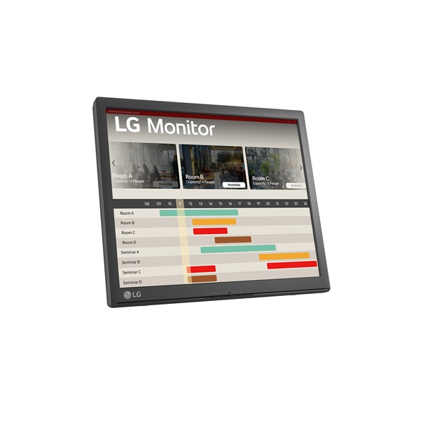 LG 17" 17BR30T-B SXGA TN VGA/USB fekete érintőképernyős monitor