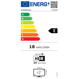 LG 23,8" 24GN60R FHD IPS 144Hz HDMI/DP gamer monitor
