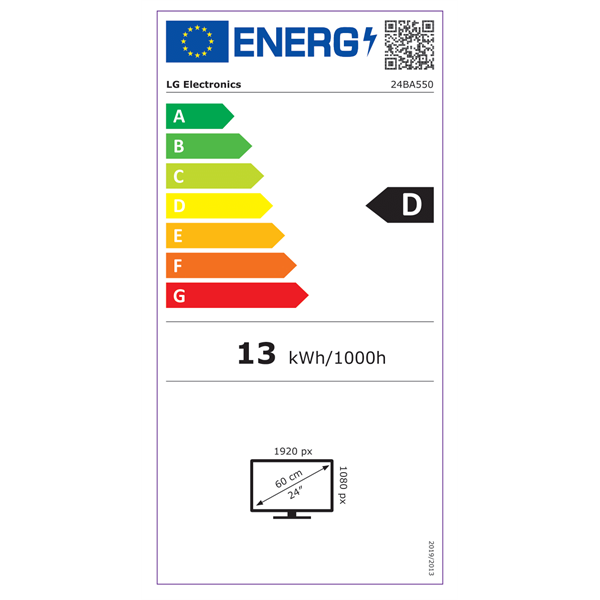 LG 24" 24BA550-B FHD IPS 100Hz VGA/HDMI/DP monitor