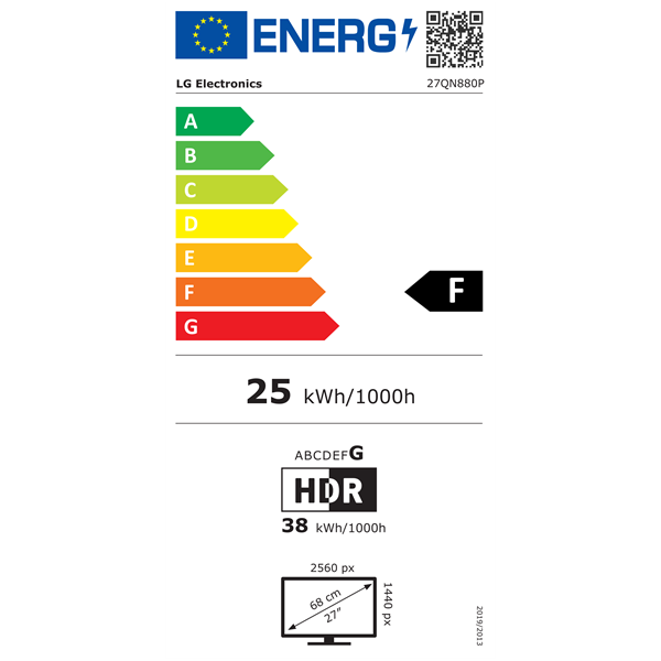 LG 27" 27QN880P QHD IPS HDMI/DP/USB-C/USB monitor