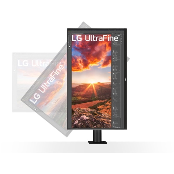 LG 27" 27UN880-B 4K UHD IPS HDMI/DP/USB fekete monitor