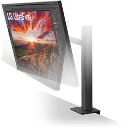 LG 27" 27UN880-B 4K UHD IPS HDMI/DP/USB fekete monitor