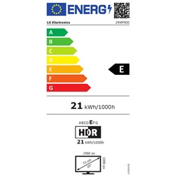 LG 29" 29WP500-B UW-FHD IPS HDMI fekete LED monitor
