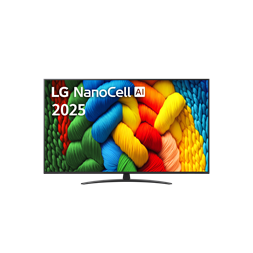 LG 43" 43NANO81A3A 4K UHD AI Smart NanoCell TV