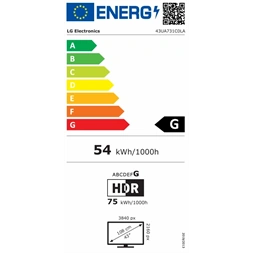 LG 43" 43UA731C0LA 4K UHD Smart TV