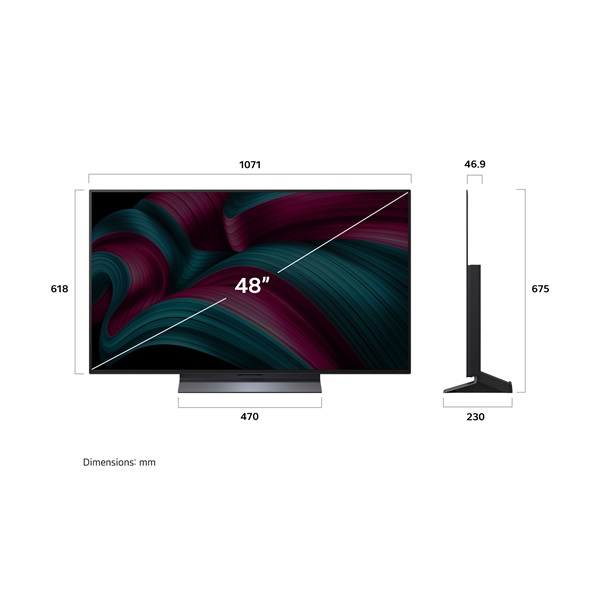 LG 48" OLED48C51LA 4K UHD AI Smart Gamer OLED evo TV