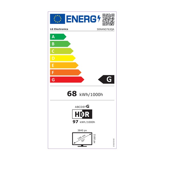 LG 50" 50NANO763QA 4K UHD Smart NanoCell LED TV