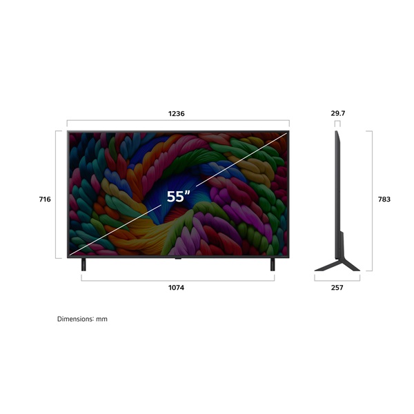 LG 55" 55NANO90A3B 4K UHD AI Smart NanoCell TV