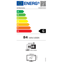 LG 55" 55QNED93A6A 4K UHD AI Smart Gamer QNED evo MiniLED TV