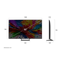 LG 55" 55QNED93A6A 4K UHD AI Smart Gamer QNED evo MiniLED TV