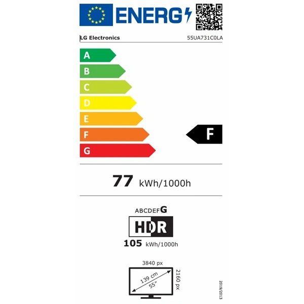 LG 55" 55UA731C0LA 4K UHD Smart TV