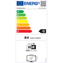 LG 55" 55UT73003LA 4K UHD AI Smart TV