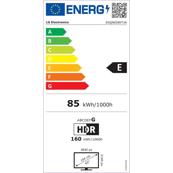 LG 65" 65QNED80T3A 4K UHD HDR Smart QNED TV (Újszerű)
