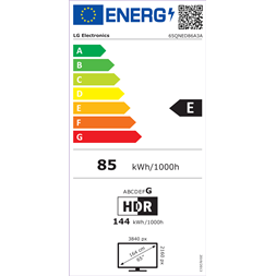 LG 65" 65QNED86A3A 4K UHD AI Smart QNED evo MiniLED TV