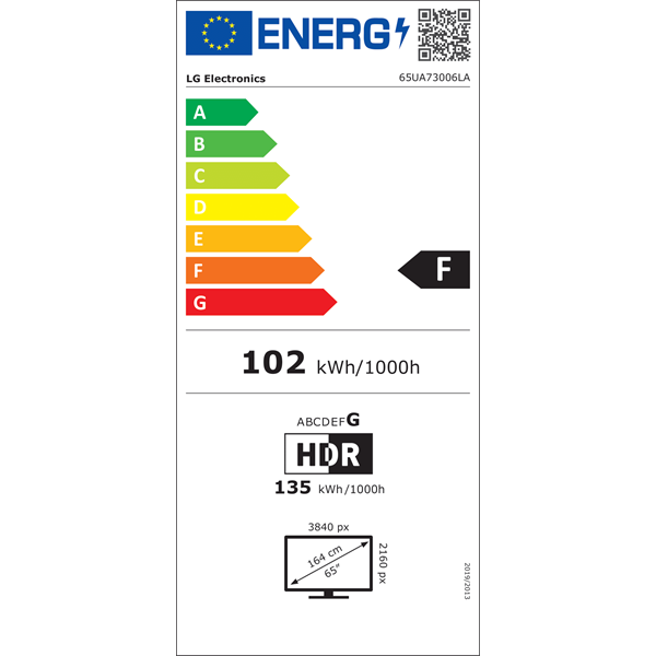 LG 65" 65UA73006LA 4K UHD AI Smart LED TV (Újracsomagolt)
