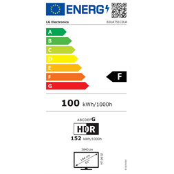 LG 65" 65UA751C0LA 4K UHD AI Smart TV