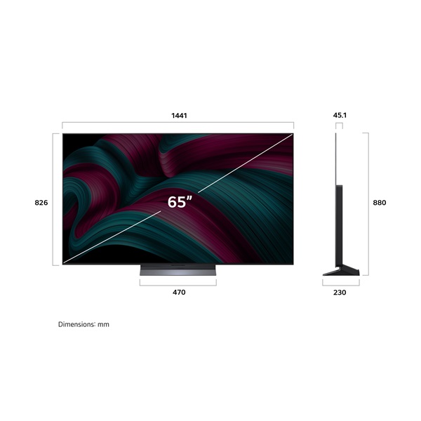 LG 65" OLED65C51LA 4K UHD AI Smart Gamer OLED evo TV