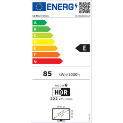 LG 65" OLED65G51LW 4K UHD AI Smart Gamer OLED evo TV