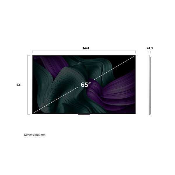 LG 65" OLED65M59LA 4K UHD AI Smart OLED evo TV