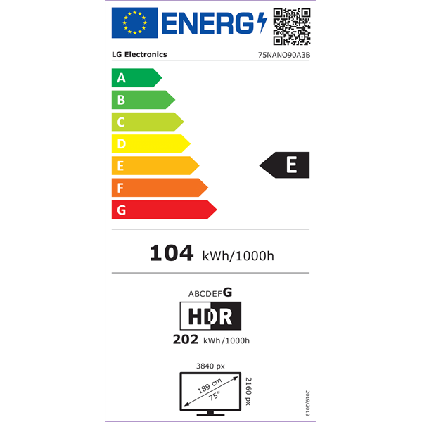 LG 75" 75NANO90A3B 4K UHD AI Smart NanoCell TV